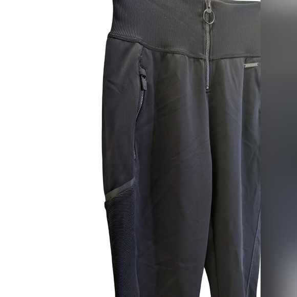 Sweaty Betty Flex Cuffed Front Zip Joggers Sweatpants Black Size XS - Picture 7 of 12